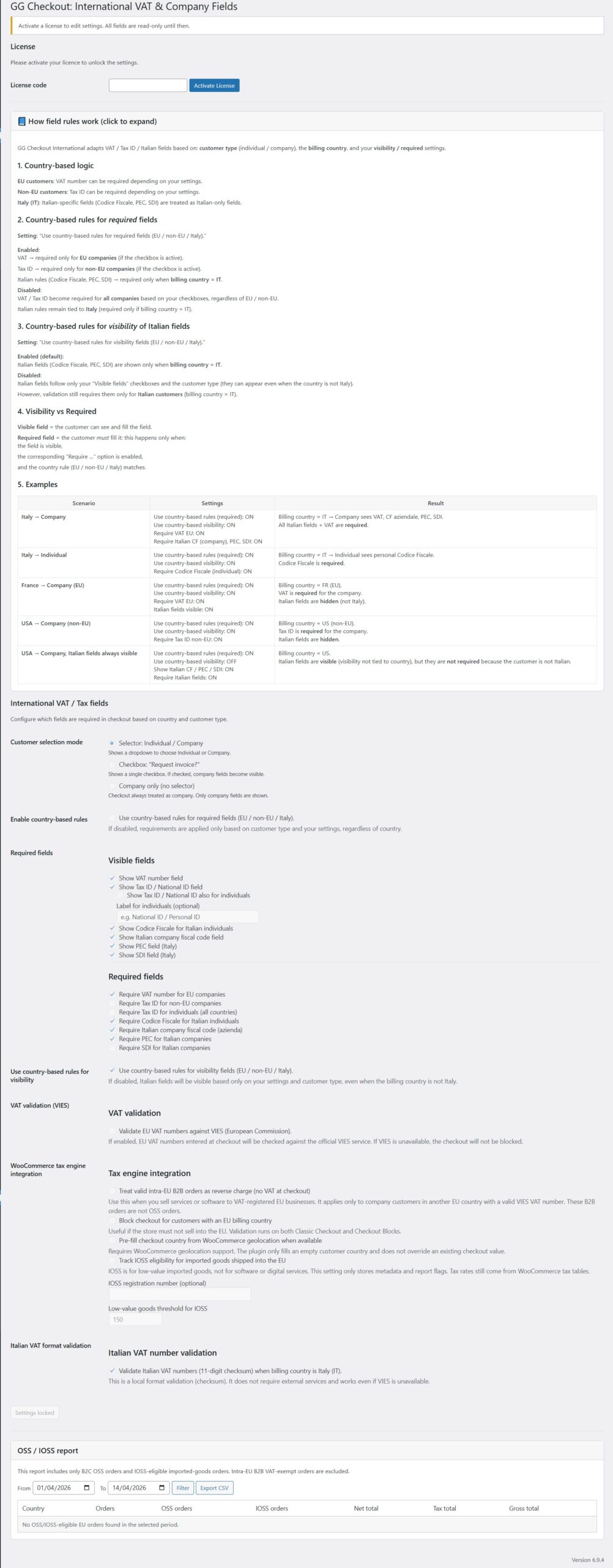 dashboard plugin checkout woocommerce